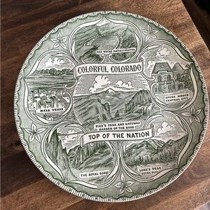 Colorado Souvenir Plate